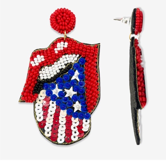 Bijoux Bar Americana 🇺🇸 Drop Earrings - Picture 2 of 11